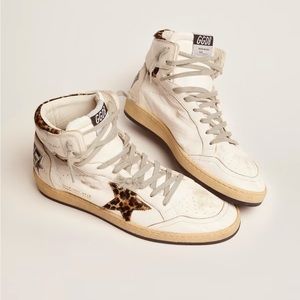 Women's Sky-Star with signature and leopard print pony skin inserts